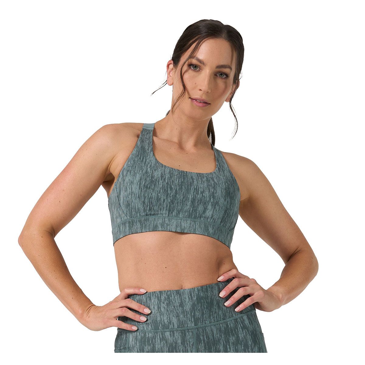 Ell/Voo Womens Kara Crop Sports Bra