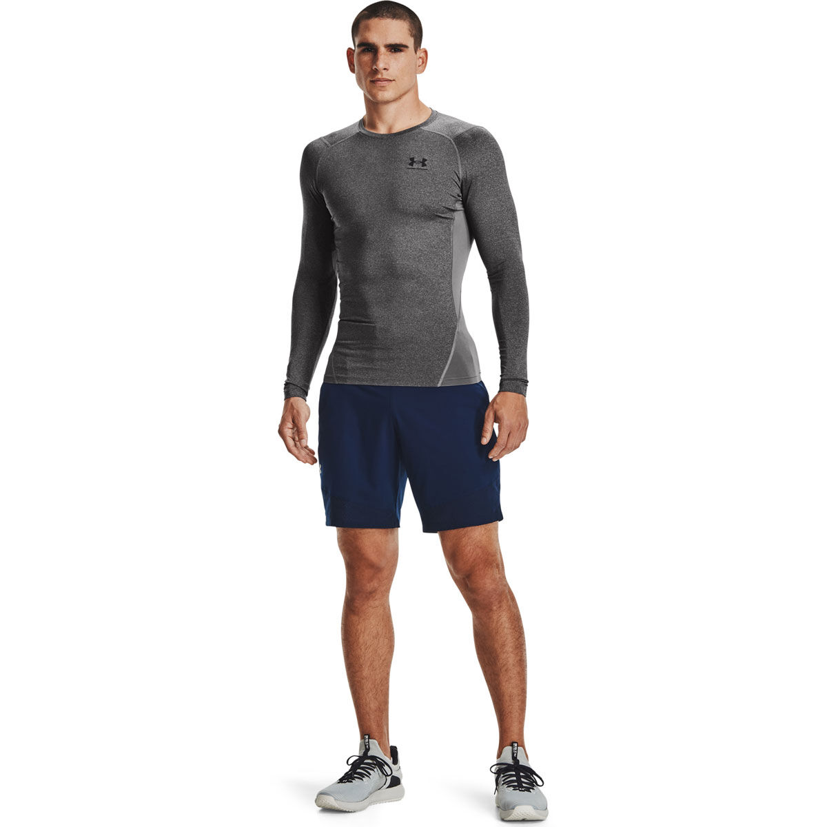 Under Armour Mens UA HeatGear Armour Long Sleeve Compression Top