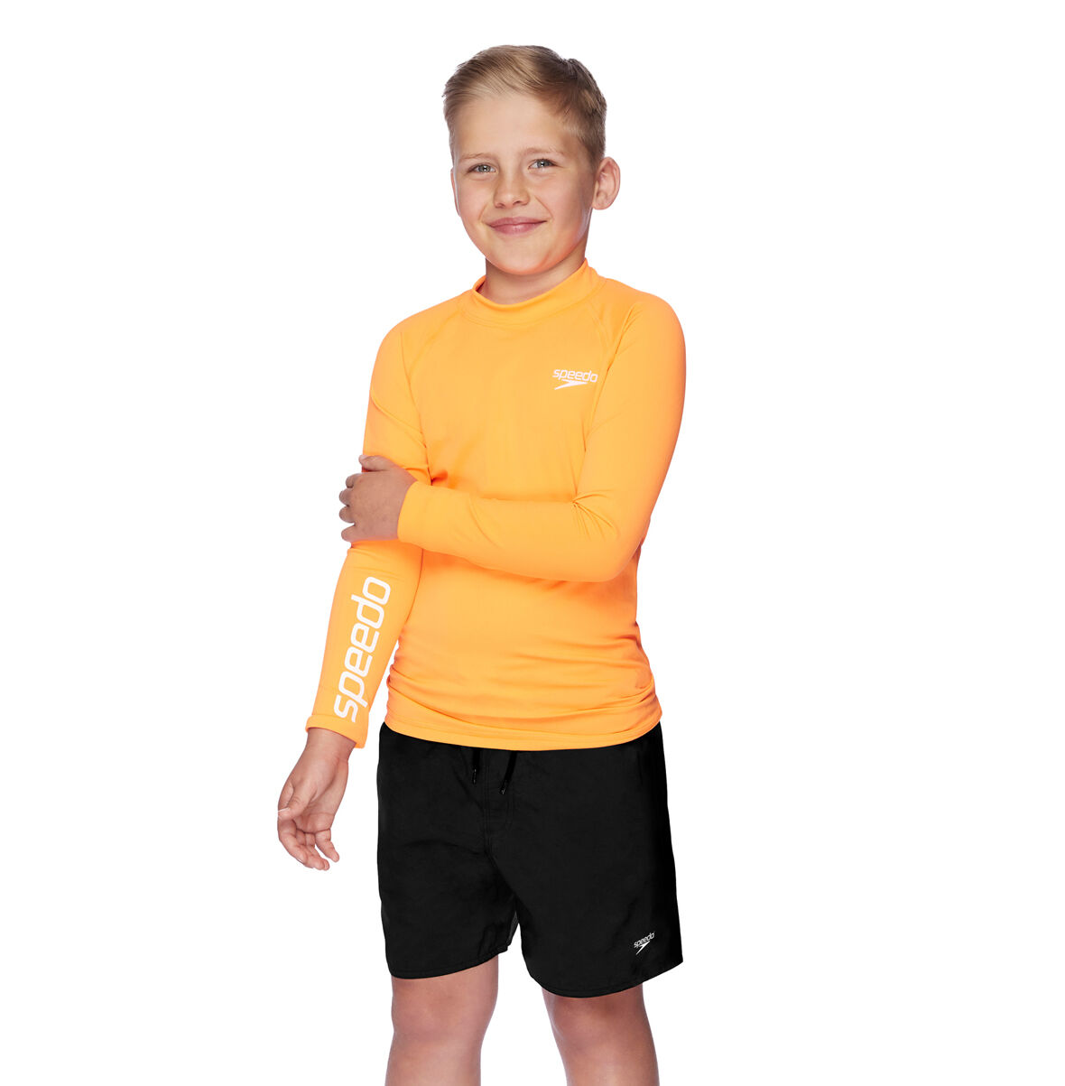 Speedo Boys Endurance+ Safety Long Sleeve Sun Top