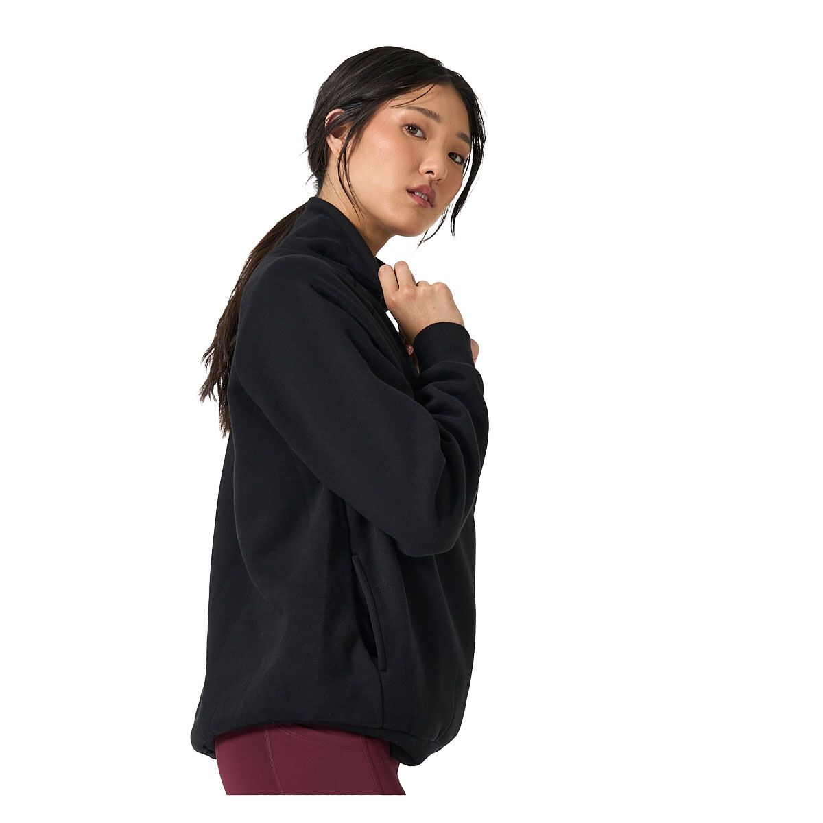 Ell/Voo Womens Freja Fleece 1/4 Zip Pullover