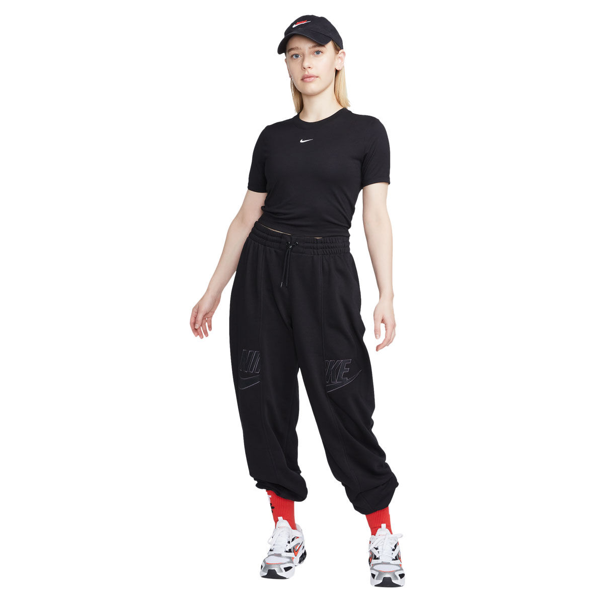 Nike Womens Sportswear Essentials Slim Cropped Tee