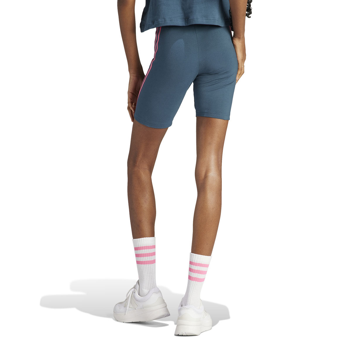 adidas Womens Future Icons 3-Stripes Biker Shorts