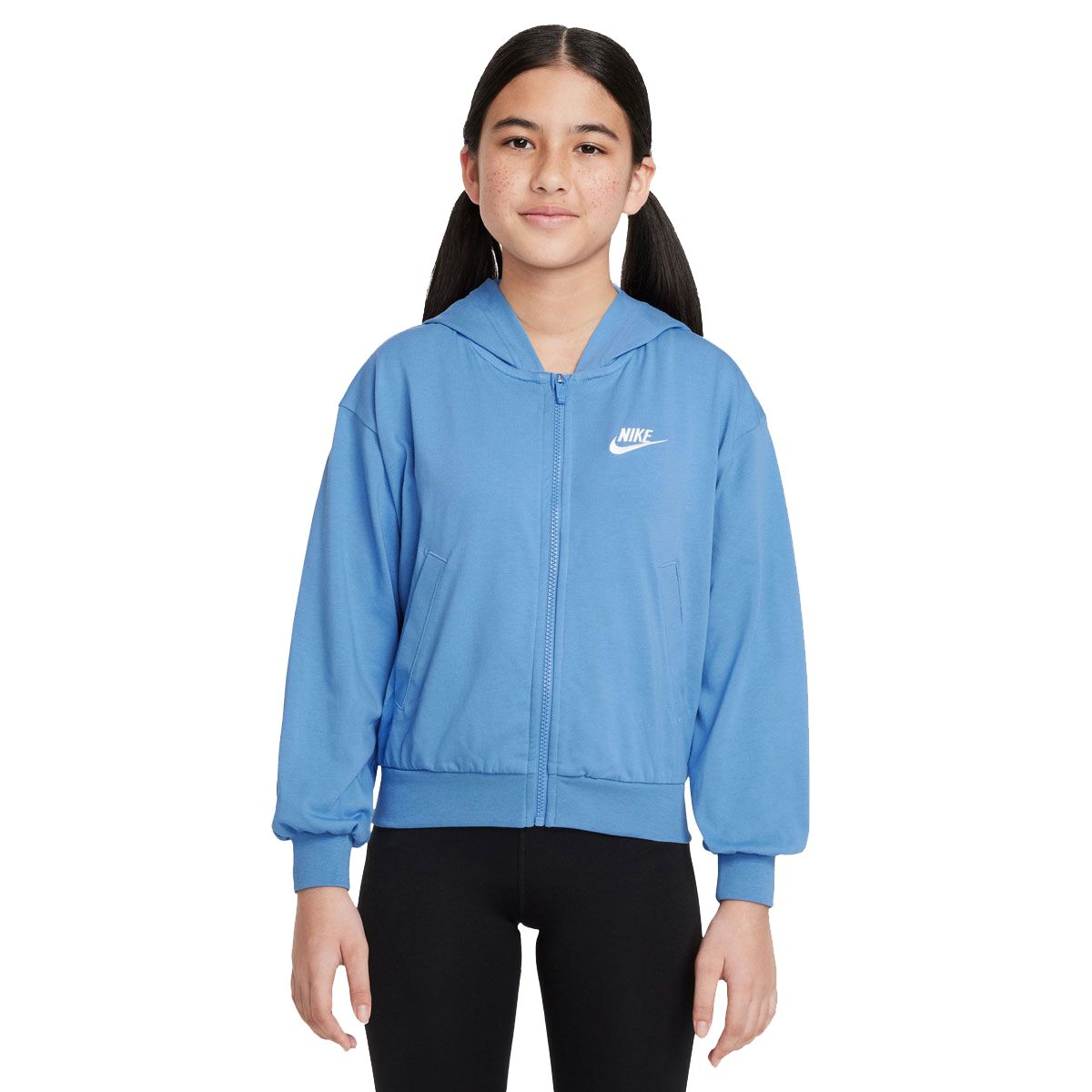 Nike Junior Sportswear LBR Jersey Full Zip Hooded Jacket