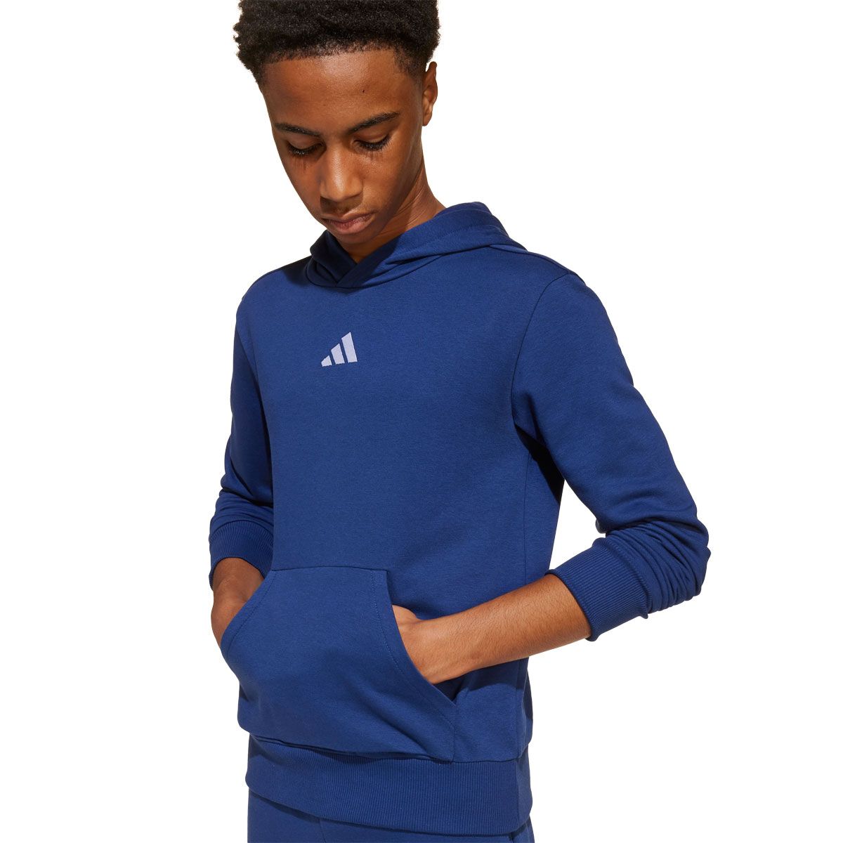 adidas Junior Essentials Fleece Small Logo Pullover Hoodie