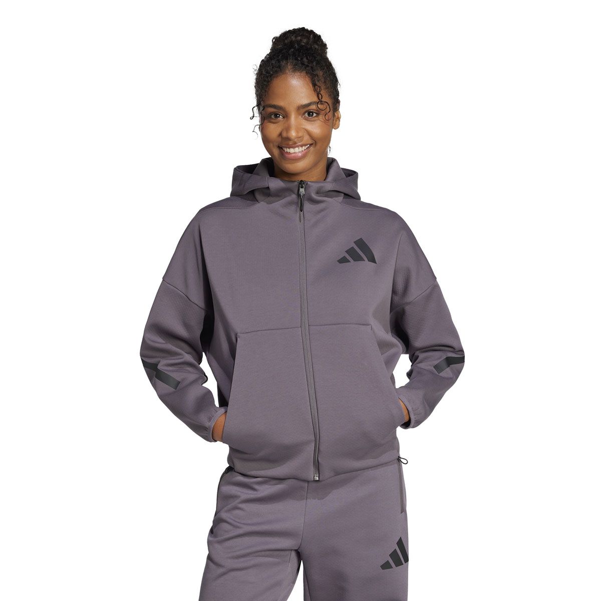 adidas Womens Z.N.E. Full Zip Hoodie