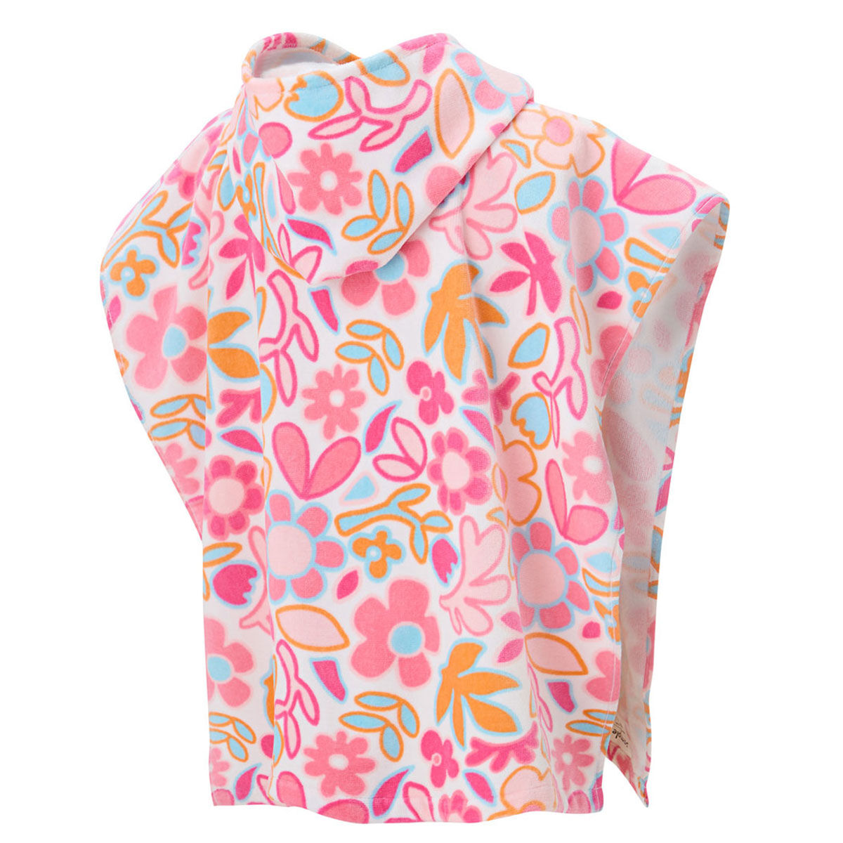 Tahwalhi Kids Pretty Floral Beach Poncho