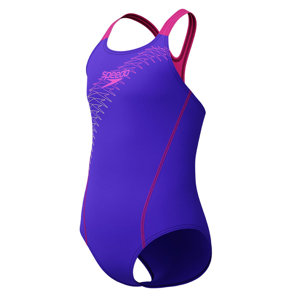Speedo Girls Medley Logo Medalist One Piece Swimsuit