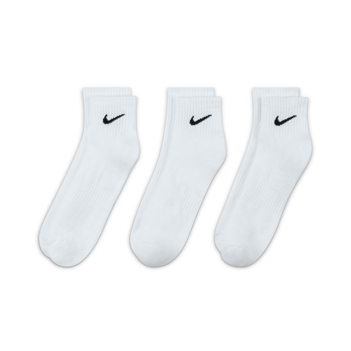 Nike Cushion Quarter Running 3 Pack Socks