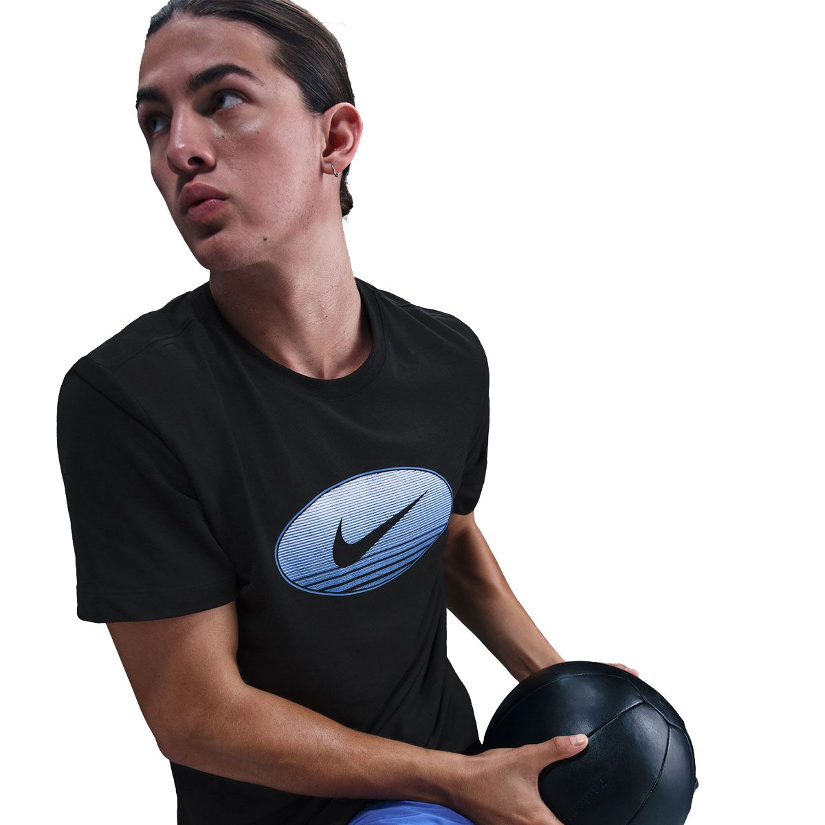 Nike Mens Dri-FIT Slub Novelty Logo Tee
