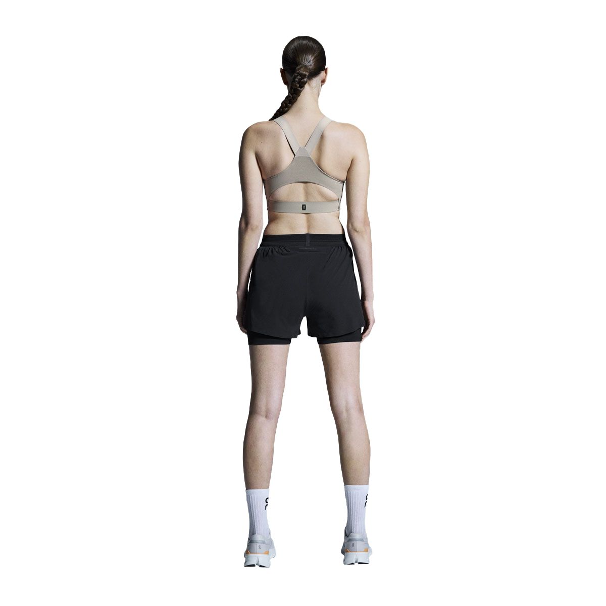 On Womens 3 Inch Performance 2 in 1 Shorts