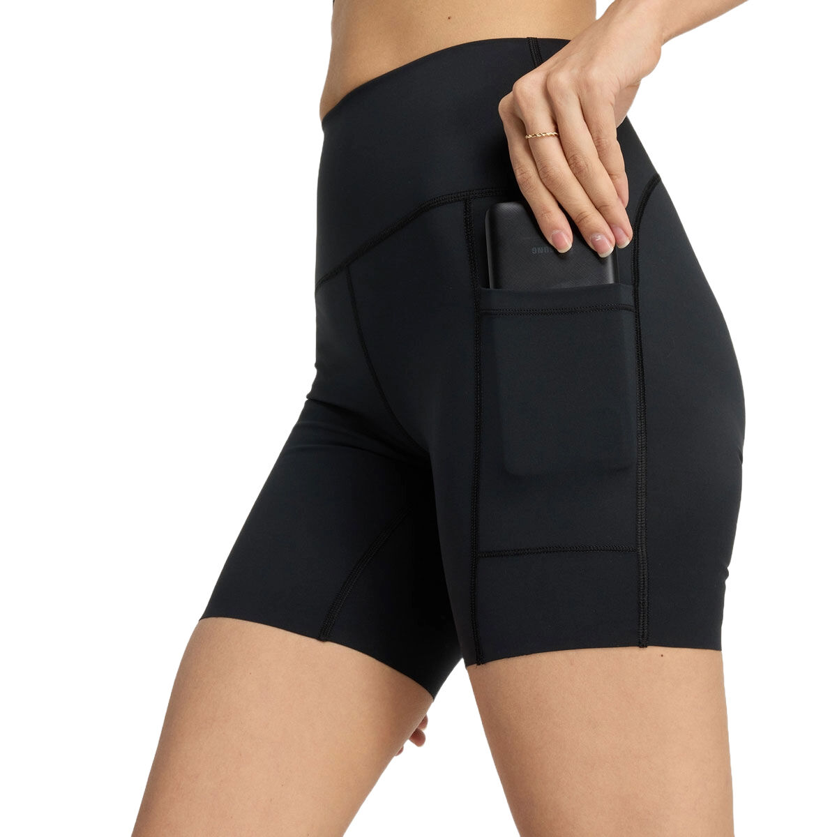 New Balance Womens NB Sleek Pocket High Rise Short Tights