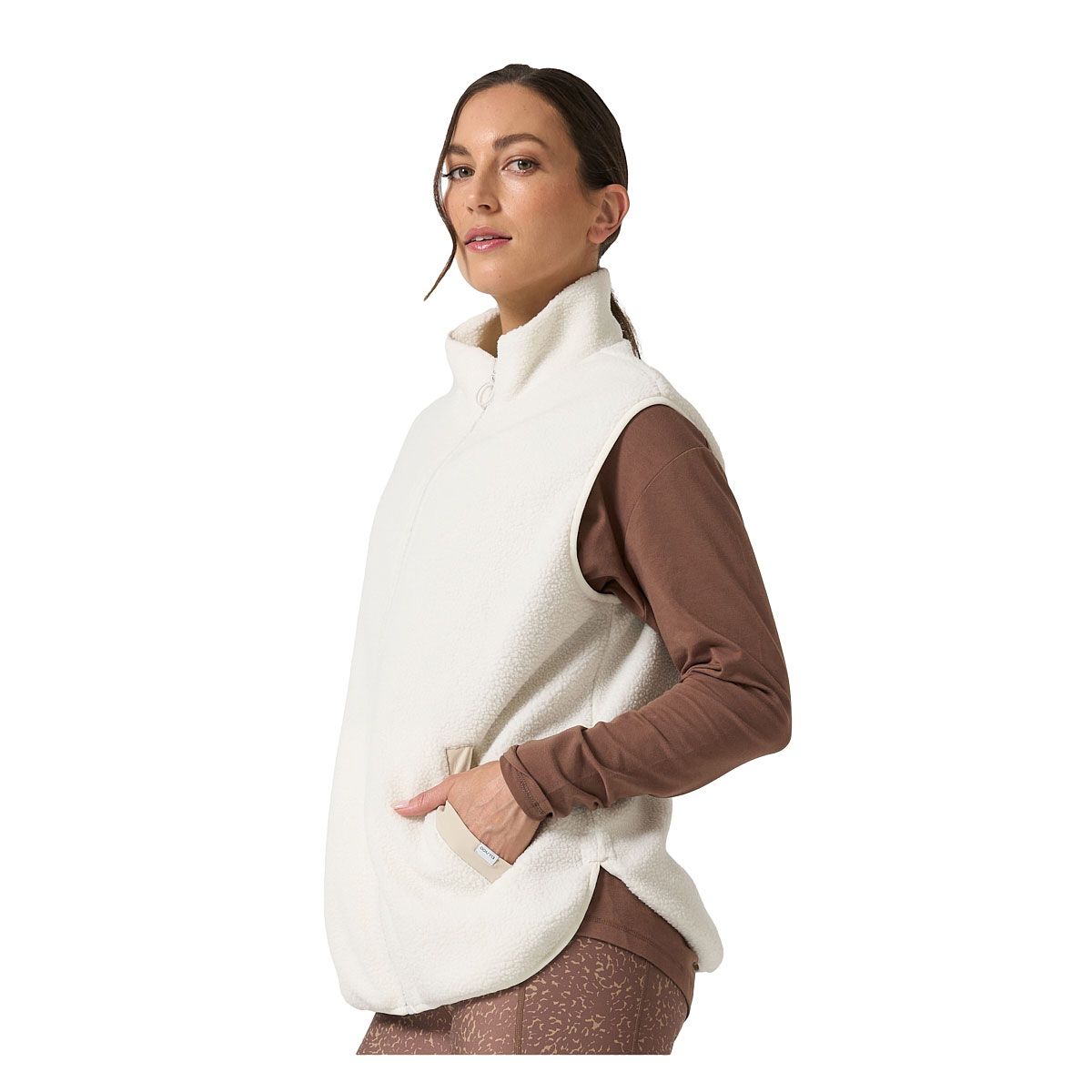 Ell/Voo Womens Bria Sherpa Vest