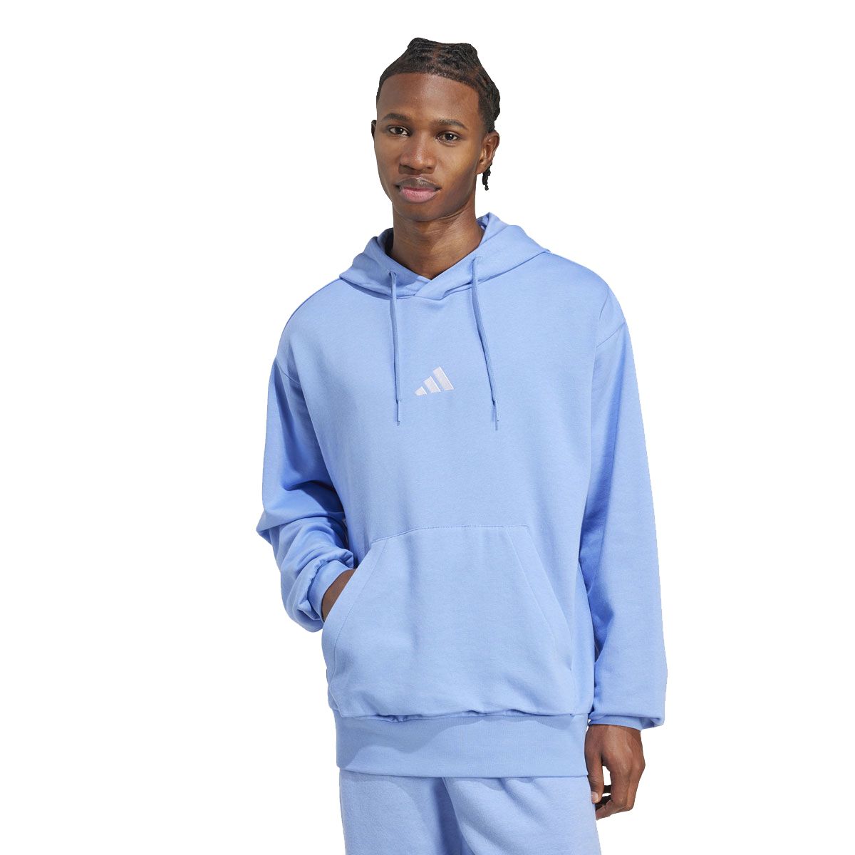 adidas Mens FeelCozy Fleece Pullover Hoodie