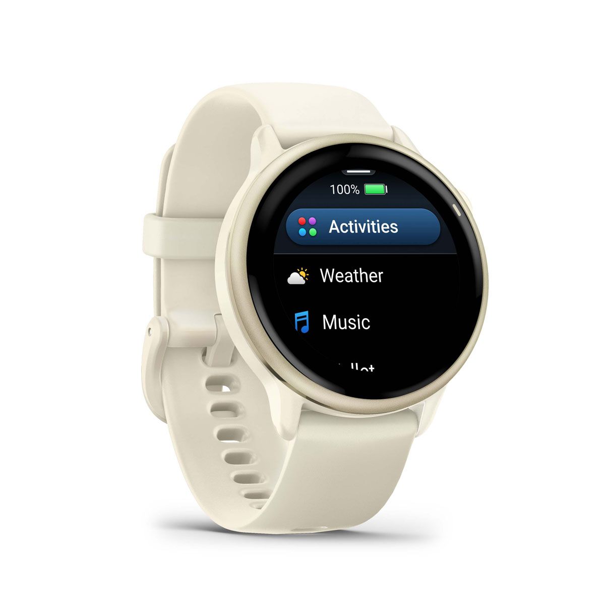 Garmin Vivoactive 6 Watch - Bone Gold
