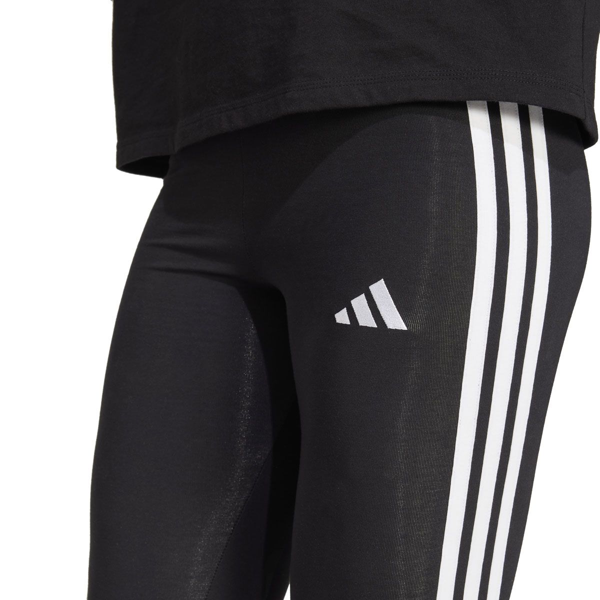 adidas Womens Essentials 3-Stripes Cotton Leggings