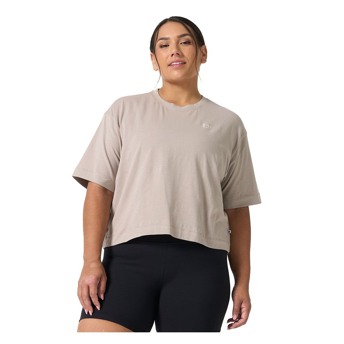 Ell/Voo Womens Lani Cropped Tee