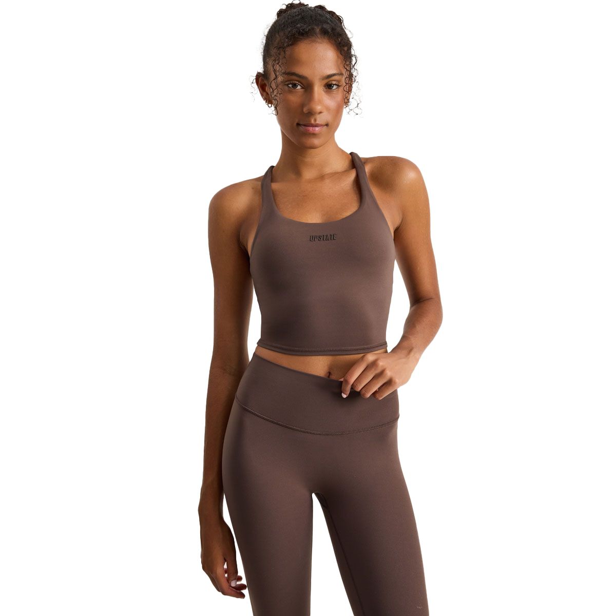Upstate Womens Air Sculpt Strappy Sports Bra