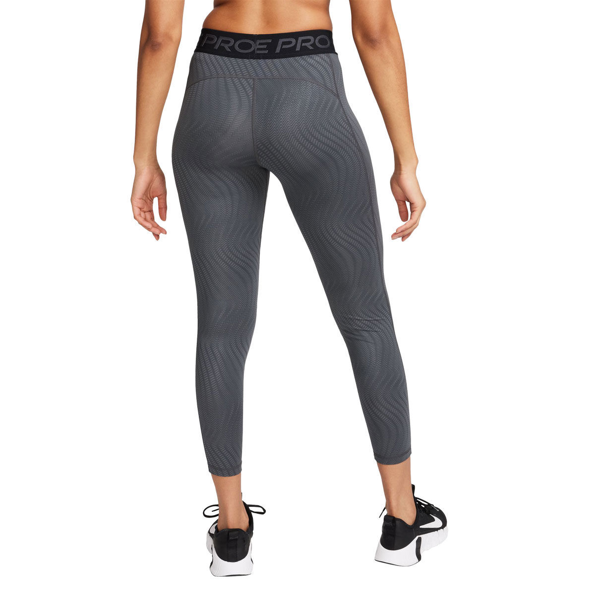 Nike Pro Womens Dri-FIT Mid Rise Printed 7/8 Length Tights
