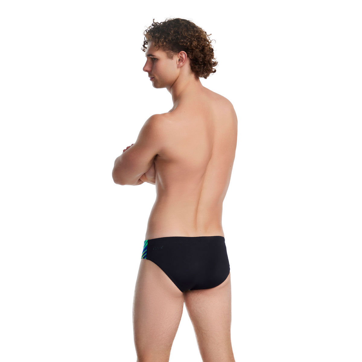 Speedo Mens Allover Digital Vcut Briefs