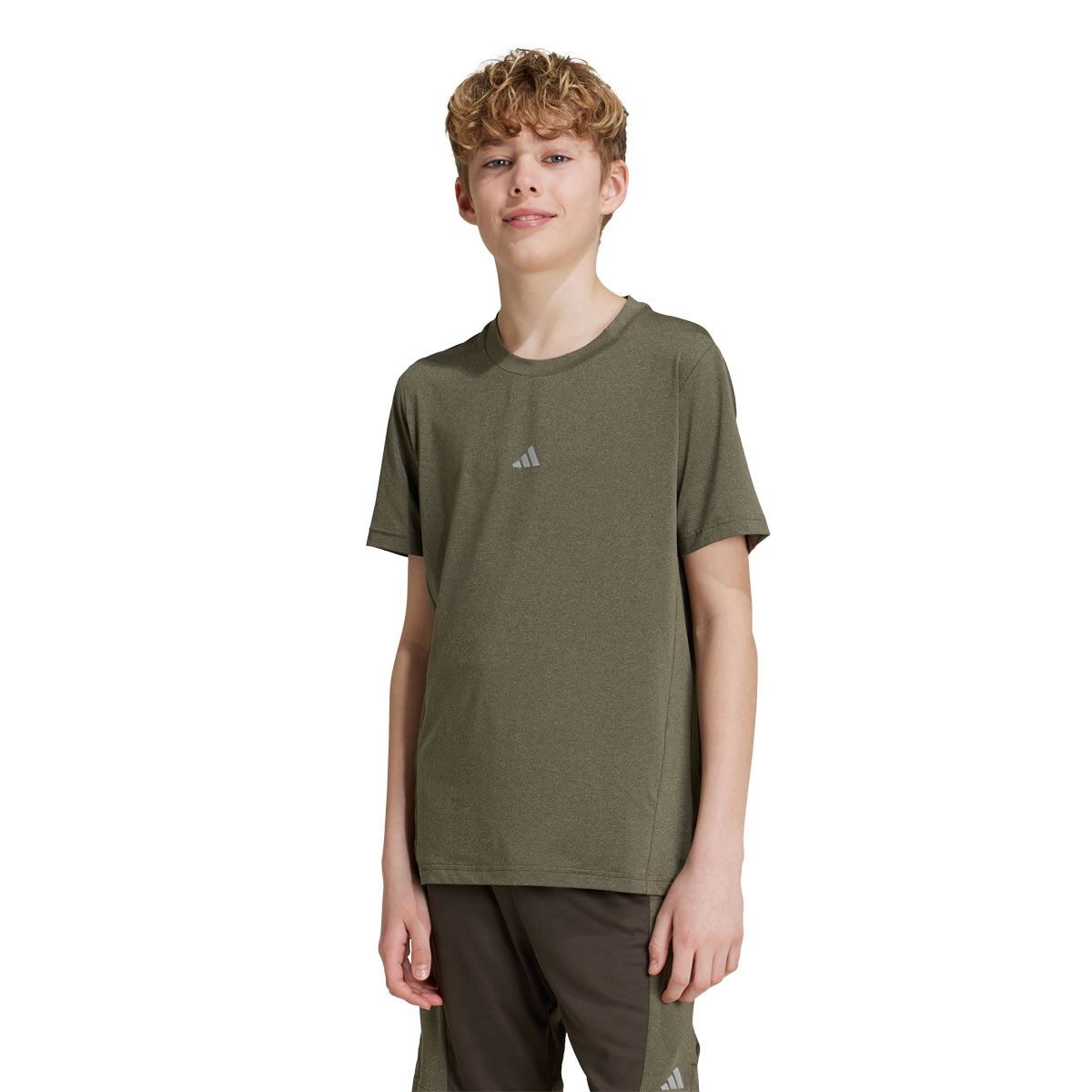 adidas Junior Heathered Tee