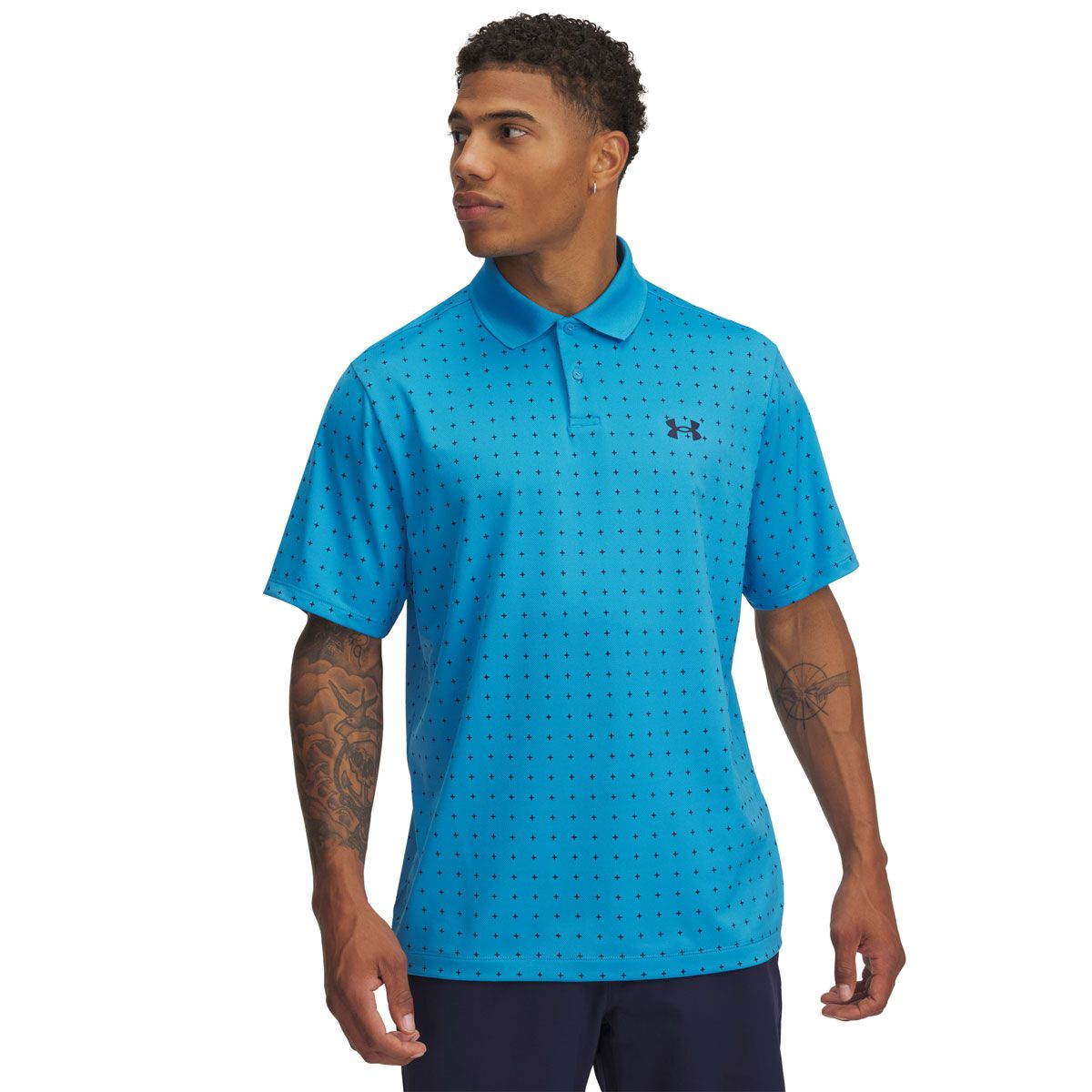 Under Armour Mens Matchplay Stripe Polo Shirt