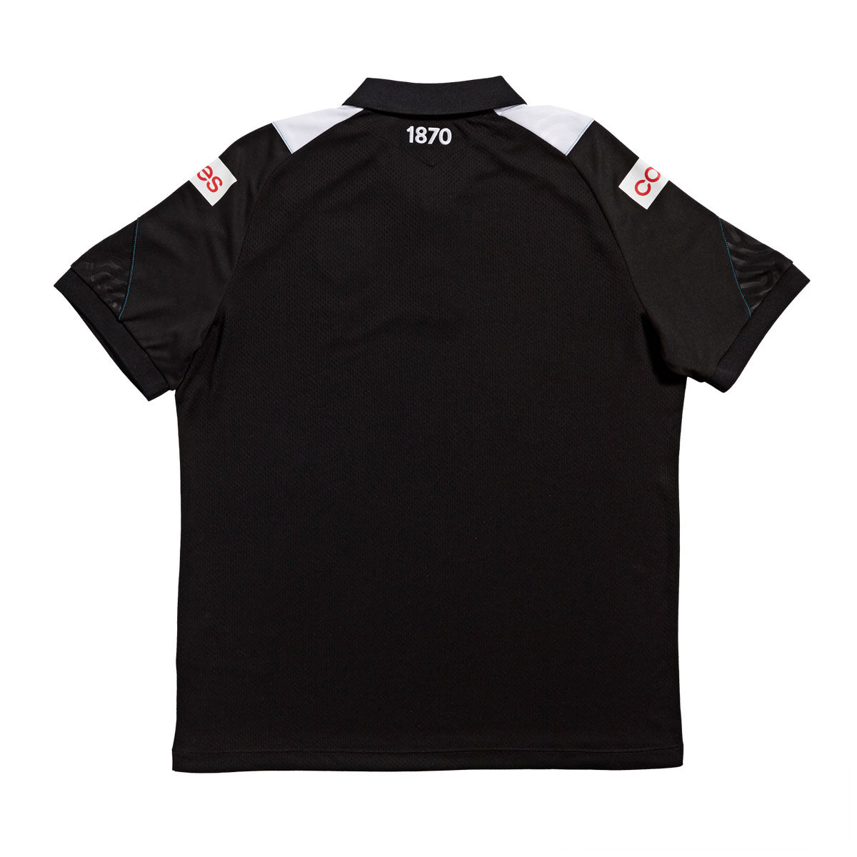 Port Adelaide 2024 Mens Travel Polo Black S