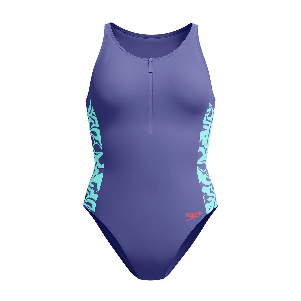 Speedo Womens Panel Hydrasuit One Piece Swimsuit