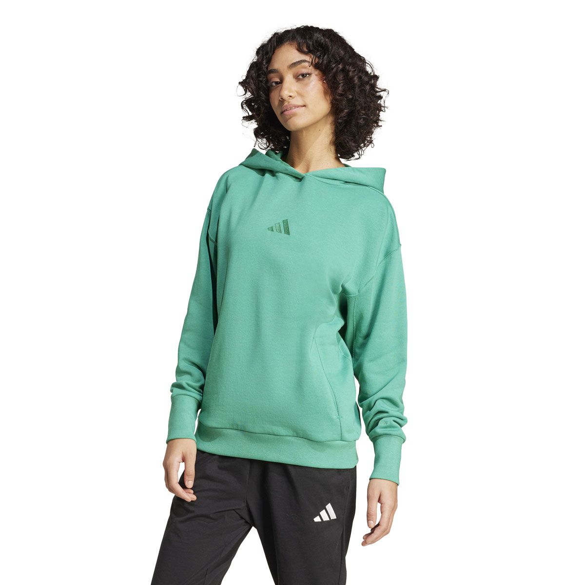 adidas Womens ALL SZN French Terry Loose Pullover Hoodie