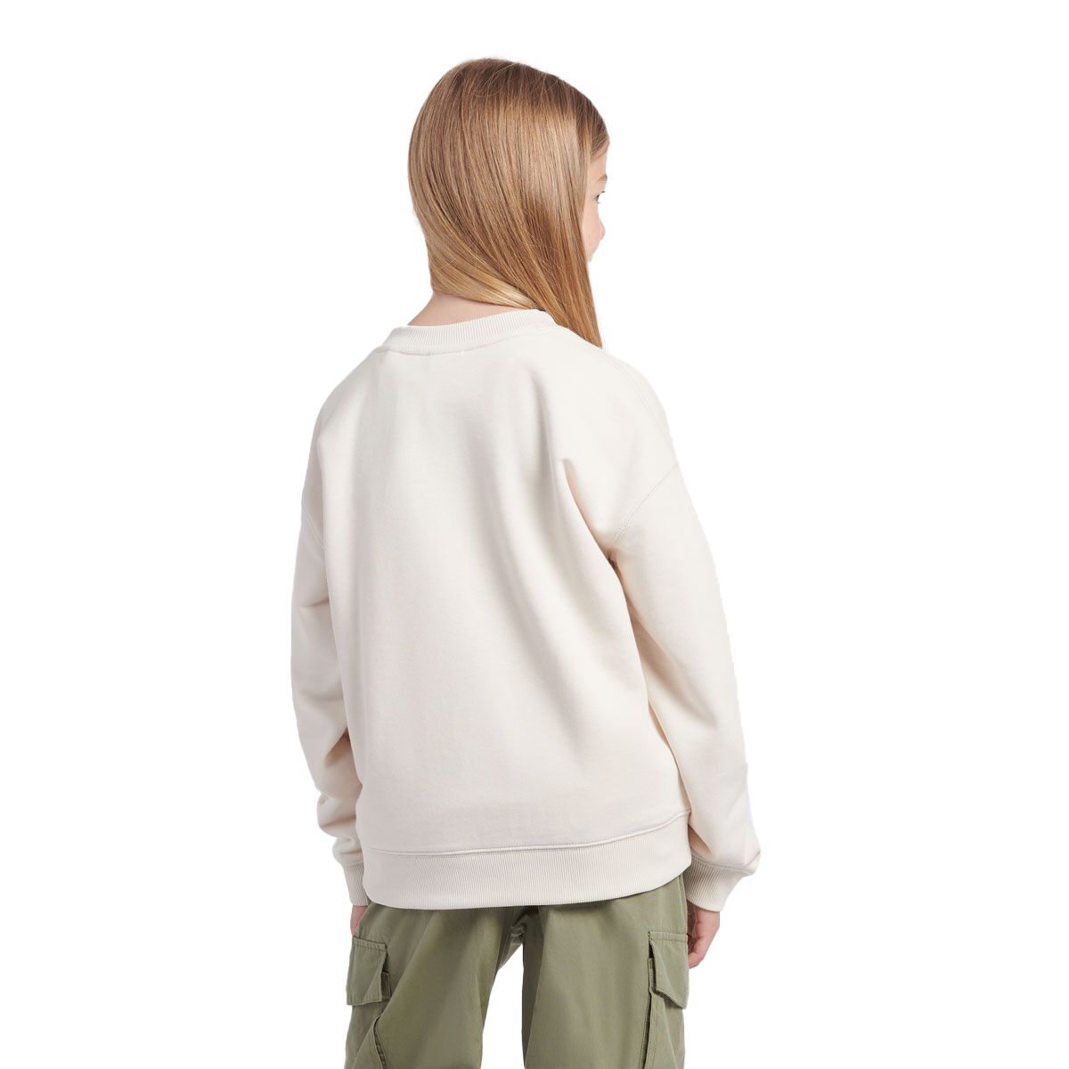 New Balance Junior French Terry Small Logo Crew Sweatshirt