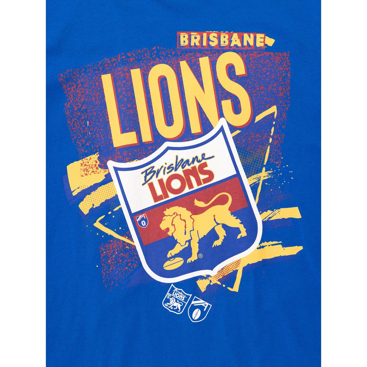 Brisbane Lions Mens 2025 Abstract Logo Tee