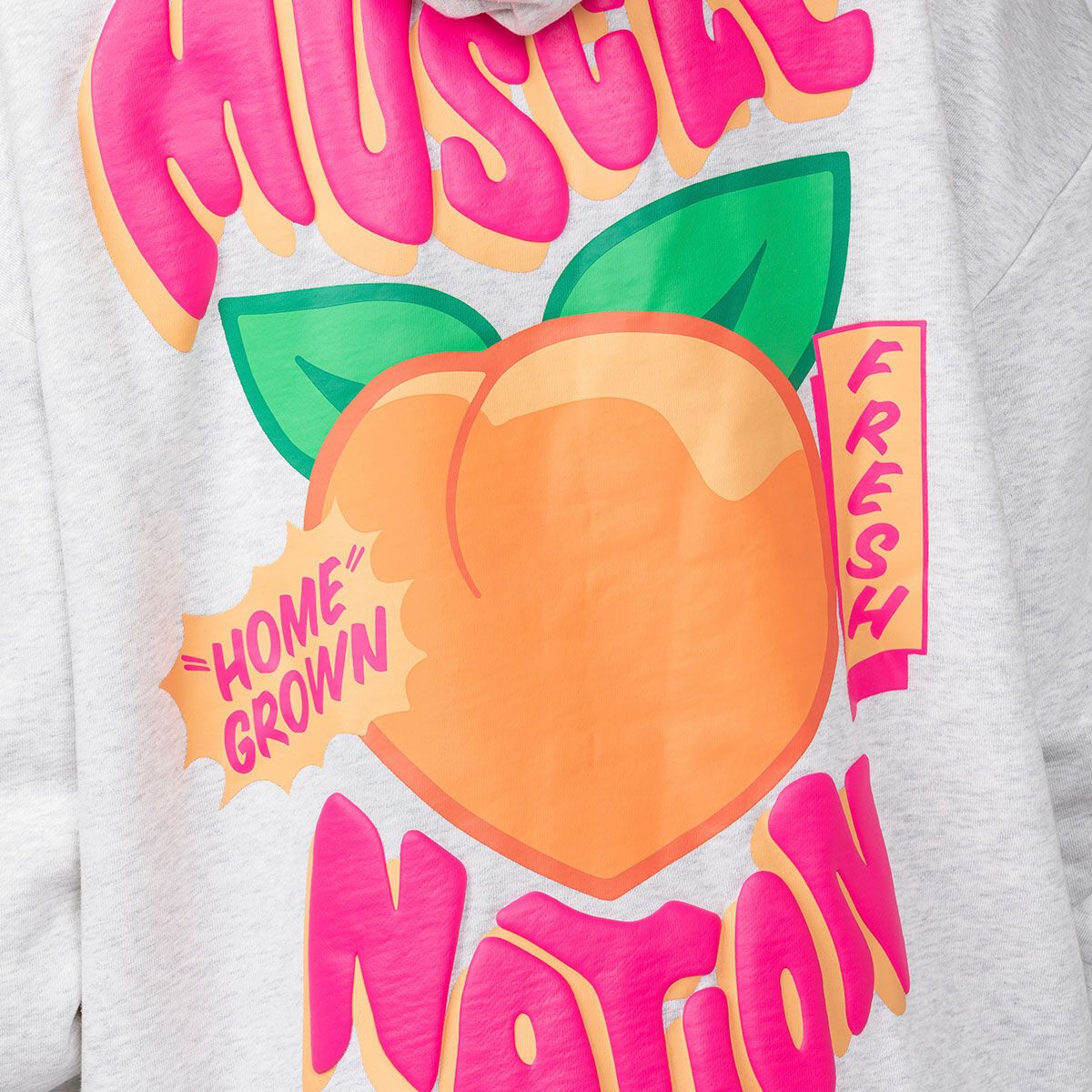 Muscle Nation Womens Peachy Oversized Pullover Hoodie