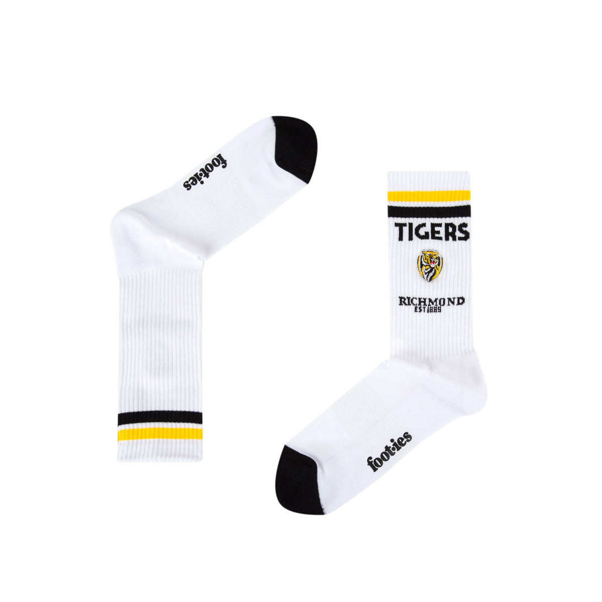 Richmond Tigers Sneaker Socks 2 Pack Multi M/L