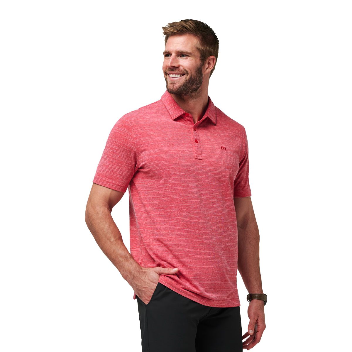 Travis Mathew Mens The Heater Golf Polo