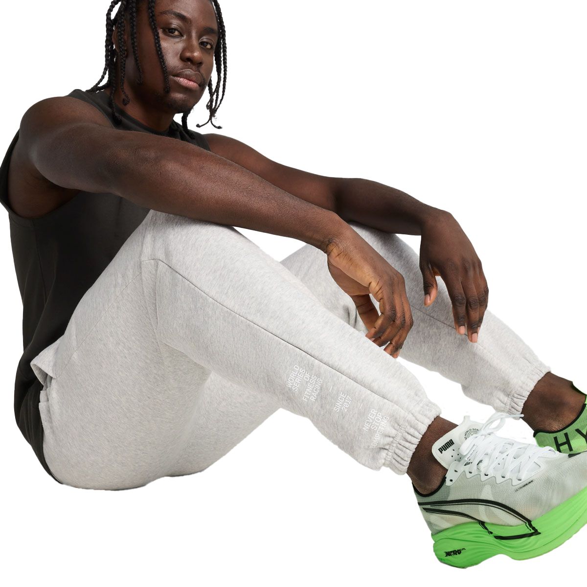 PUMA x HYROX Mens Fleece Track Pants