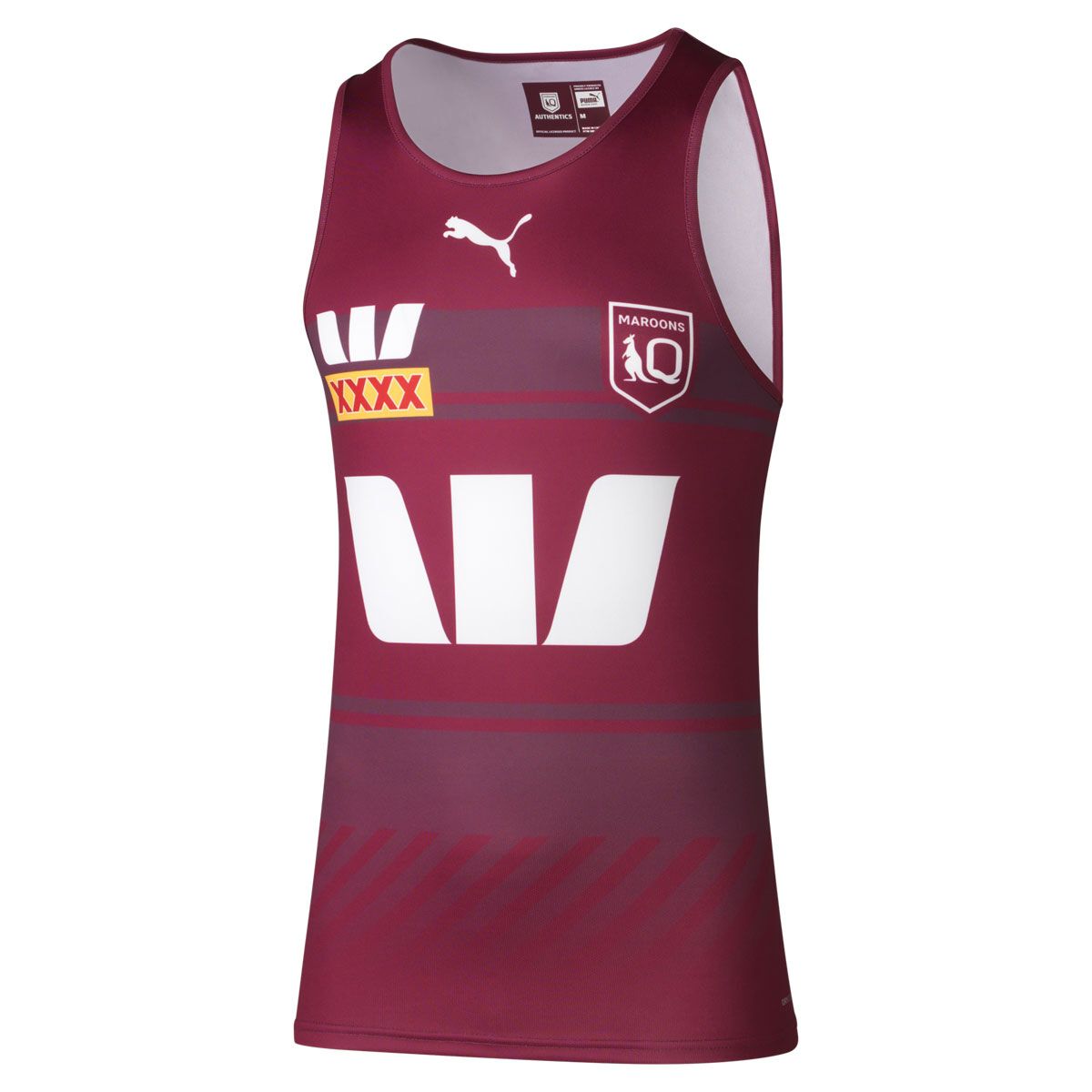 QLD Maroons State of Origin 2025 Mens Training Singlet