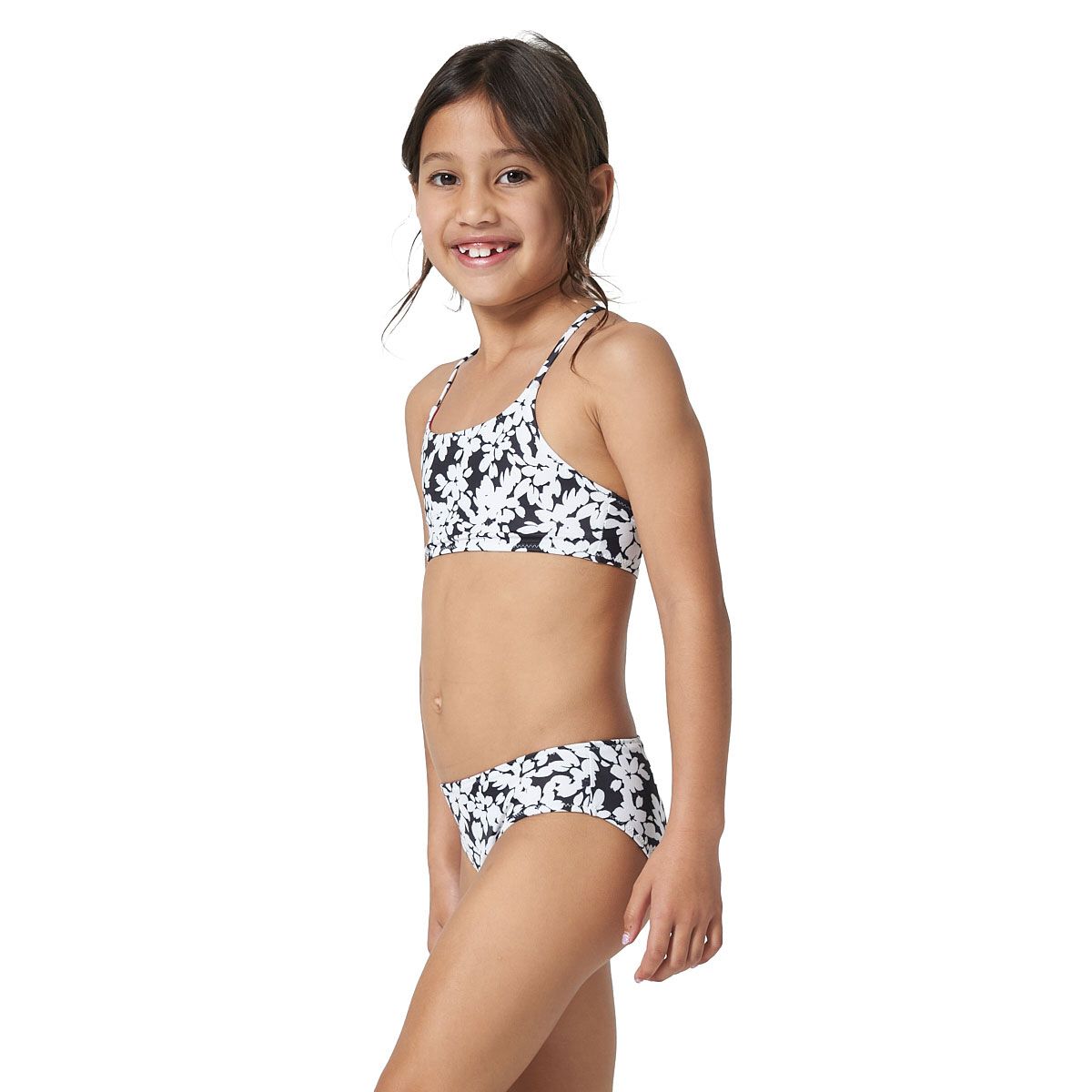 Tahwalhi Girls Reversible Daisy Burst Bikini Set