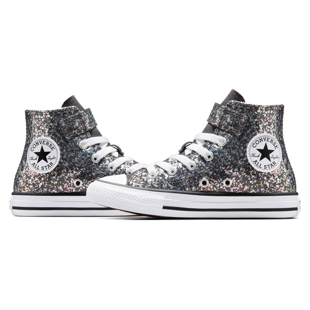 Converse Chuck Taylor All Star Glitter Easy On PS Kids Casual Shoes