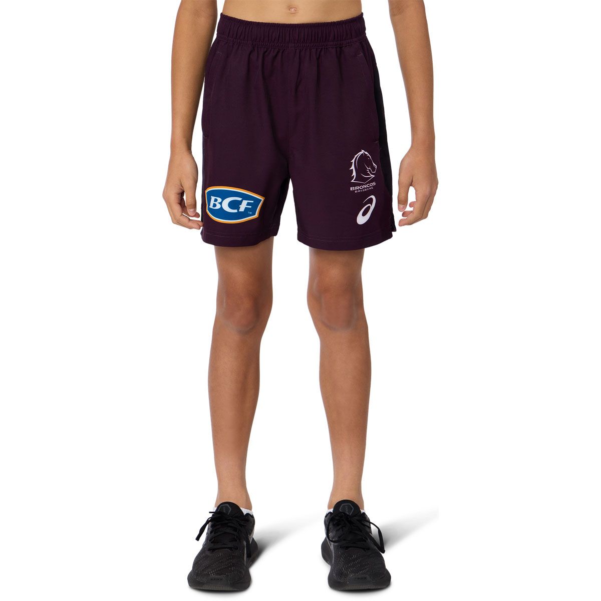 Brisbane Broncos 2025 Kids Training Shorts