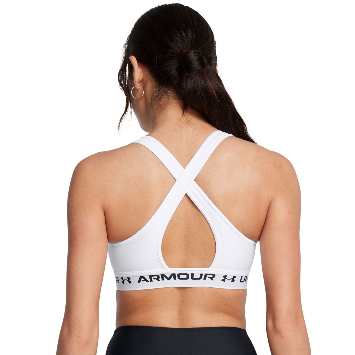 Under Armour Womens Crossback Mid Support Sports Bra