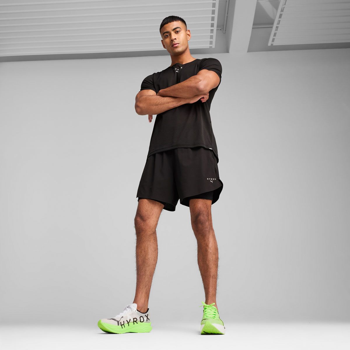PUMA x HYROX Mens 2in1 Training Shorts
