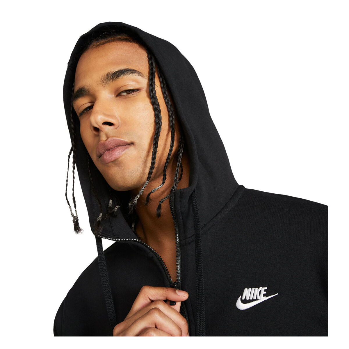 Nike Mens Sportswear Club Fleece Full-Zip Hoodie