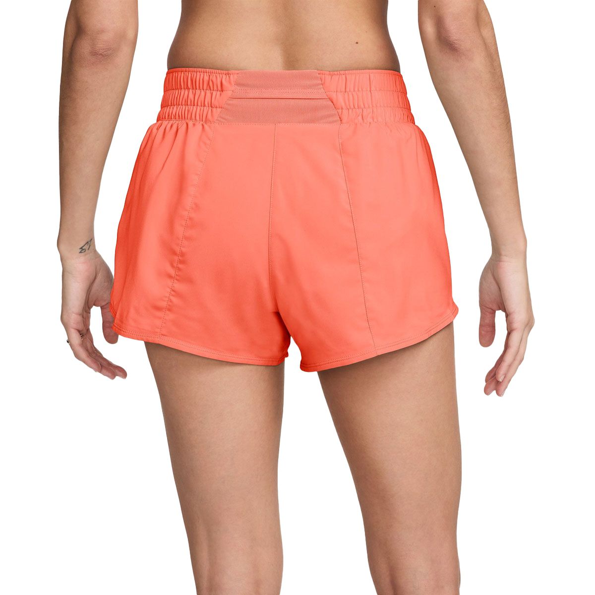 Nike Womens One Swoosh Dri-FIT Brief-Lined Graphic Shorts