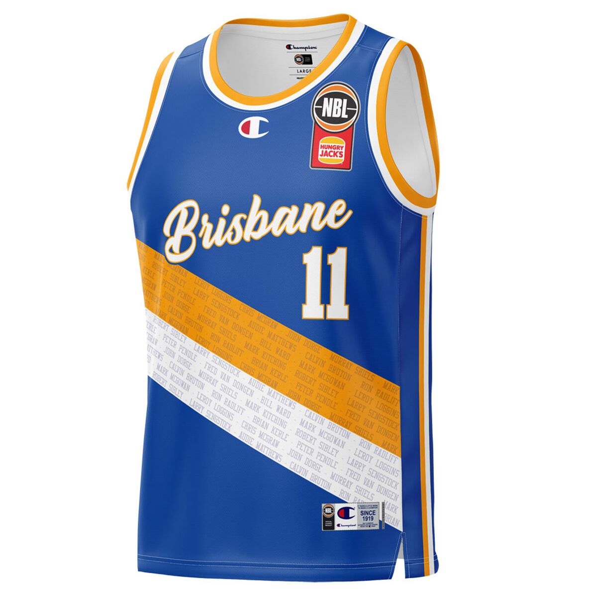Brisbane Bullets Kids Rocco Zikarsky 2024 Heritage Basketball Jersey