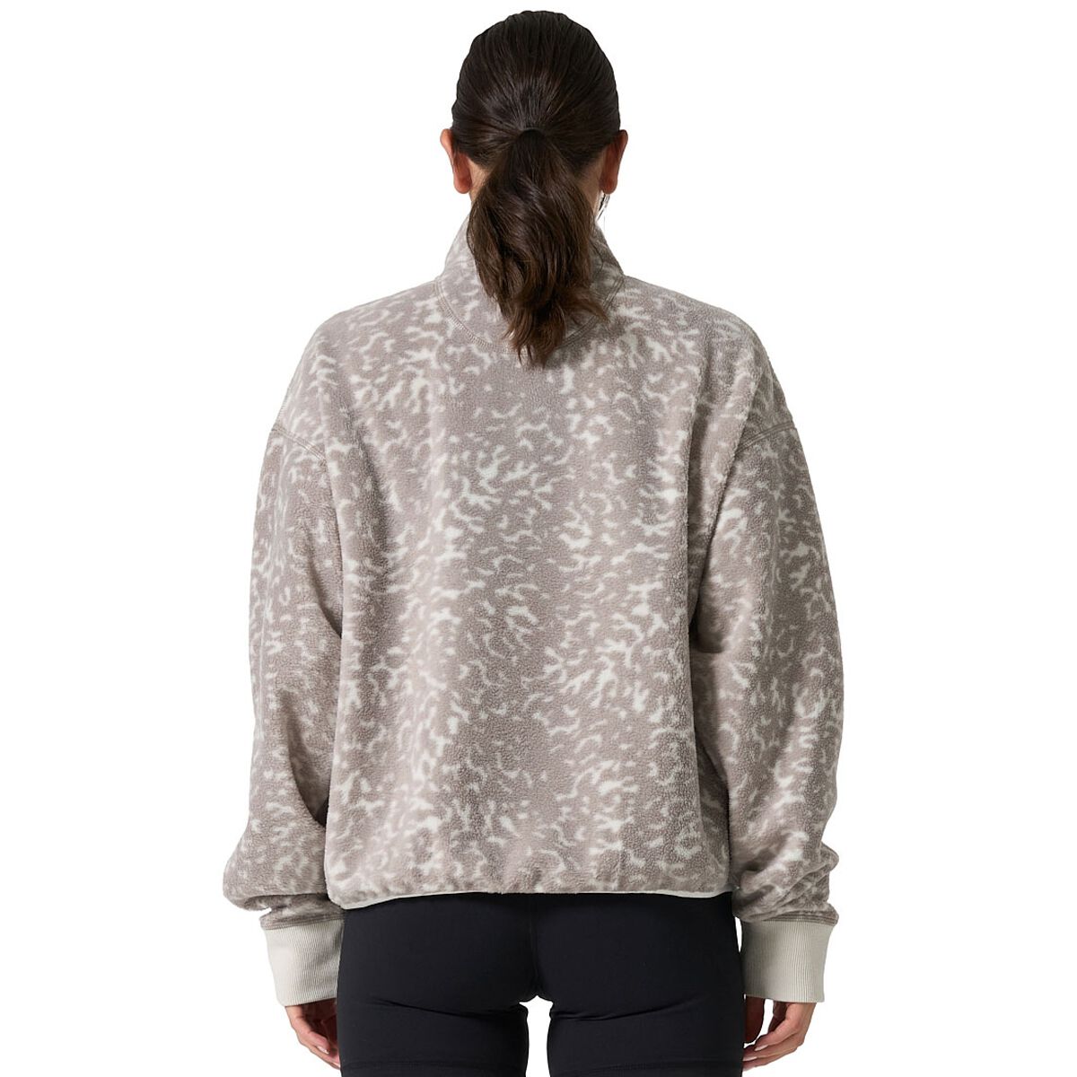 Ell/Voo Womens Bria Sherpa 1/2 Zip Pullover