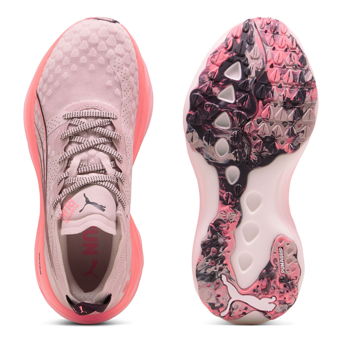 Puma ForeverRun NITRO Womens Running Shoes White/Red US 9