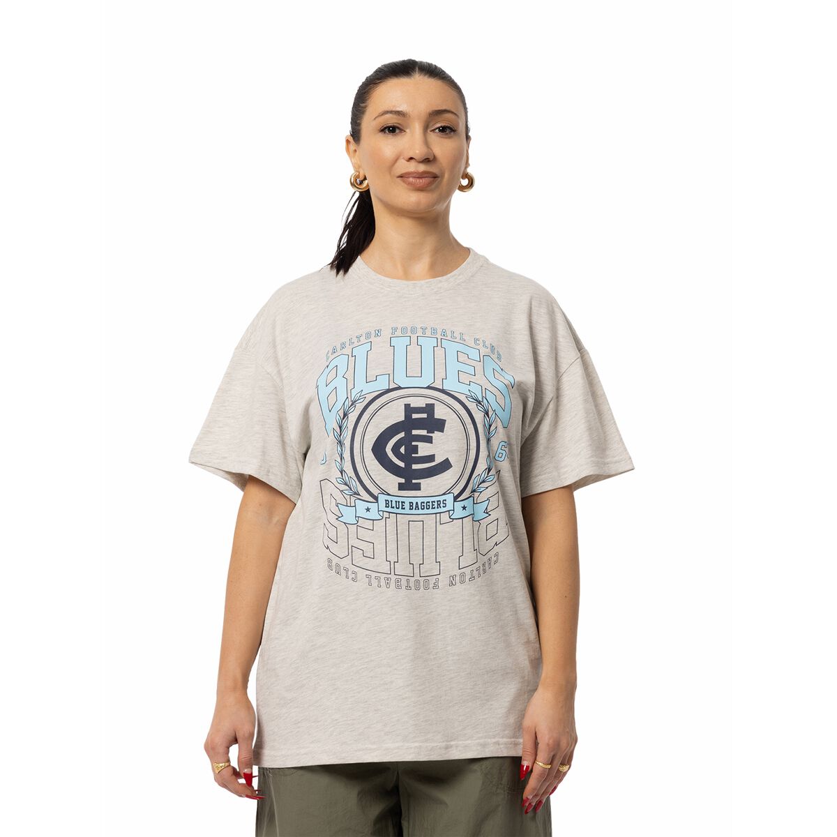 Carlton Blues Womens Scroll Tee