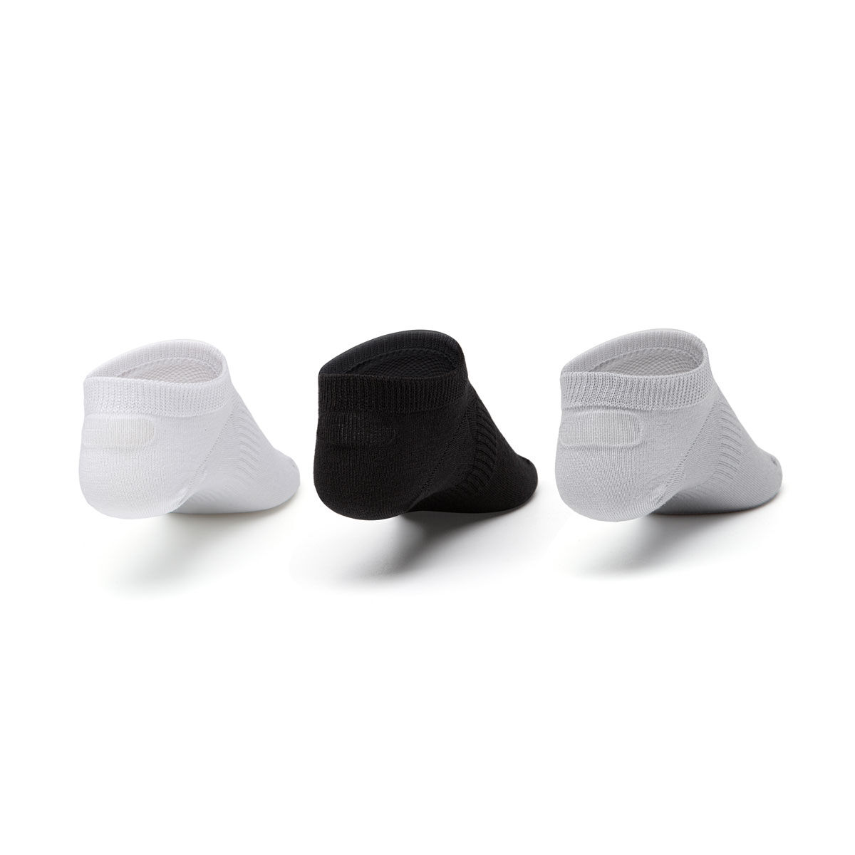 Ell/Voo Womens Invisible Socks 3 Pack