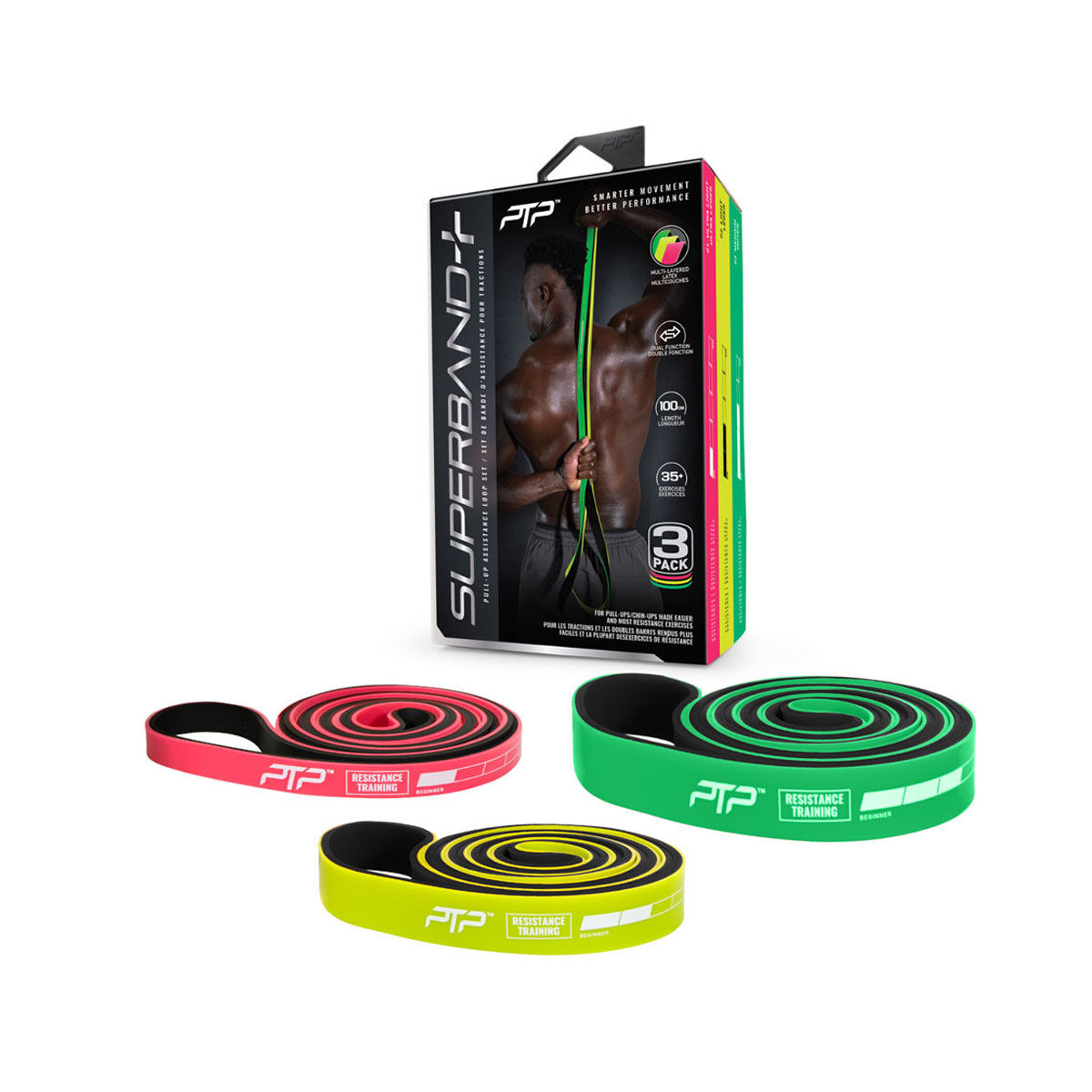 PTP Dual Colour SuperBand Combo 3 Pack