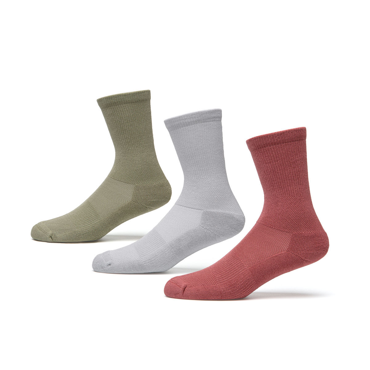Ell/Voo Womens Crew Socks 3 Pack