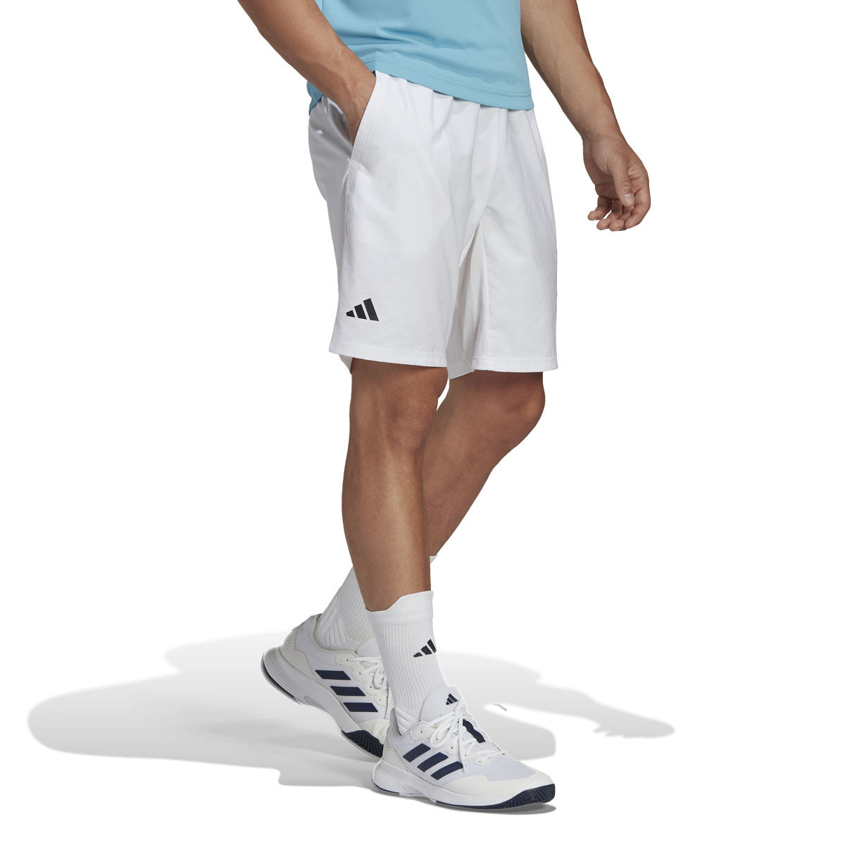 adidas Mens AEROREADY Club 3-Stripes Tennis Shorts